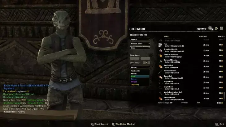 Ez az igénytelen valami a Guild Store, vagyis az AH helyettesítője