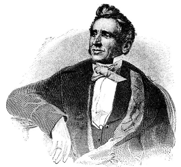 Charles Goodyeart ábrázoló rajz