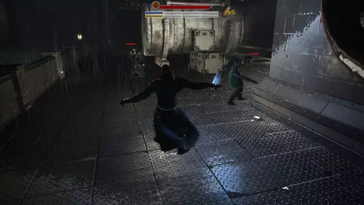 Nem, Eisenhorn nem tud repülni, sőt, a megcélzott fegyveres sem a rég nem látott unokaöccse, akit a keblére akar ölelni, ez csupán egy újabb bug.