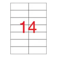 APLI 2 pályás label 105 x 424 mm 1400 etikett/csomag