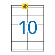 APLI 2 pályás label 105 x 57 mm 1000 etikett/csomag