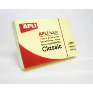 APLI Adhezive pad 100 flat yellow 50 x 75 mm