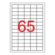 APLI 5 pályás label 38 x 212 mm removable 6500 etikett/csomag