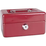 DONAU Geldkassetten 6" rot 152X115X80mm
