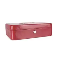 DONAU Geldkassetten 12" rot 300X240X90mm