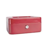 DONAU Geldkassetten 8" rot 200X160X90mm