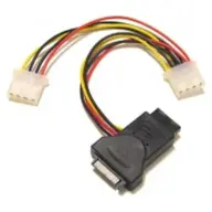 SATA táp Molex Átalakító Piros 5cm KKTSAP01M03