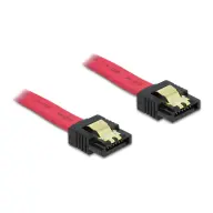 DELOCK SATA Összekötő Piros 50cm 84302