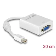 DELOCK Mini DisplayPort VGA/D-Sub Átalakító Fehér 11cm 65130