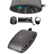 GEMBIRD USB PS/2 transformator Crno 5cm A4-MS-9