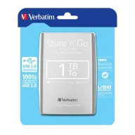 VERBATIM Store n Go 1TB 2.5" USB 3.0 Srebro 53032