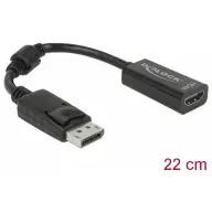DELOCK DisplayPort HDMI Átalakító Fekete 13cm 61849
