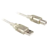 DELOCK USB Összekötő Ezüst 50cm 82057