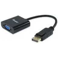 EQUIP DisplayPort VGA/D-Sub Átalakító Fekete 15cm 133435