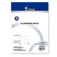 VICTORIA Ellenőrzési napló A/4 25x3 C.18-72/V