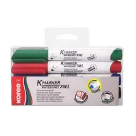 KORES "Marka" tábla- és flipchart marker 3-5 mm 4 színben kúpos