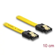 DELOCK SATA povezovalni kabel rumen 10cm 82797