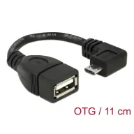 DELOCK Micro USB Adapter Black 11cm 83104
