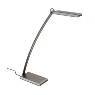 ALBA Stolni lampa Ledtouch LED srebrno