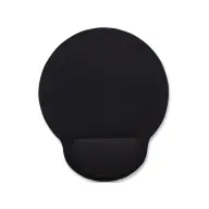 MANHATTAN Wrist-Rest Mouse Pad Fekete