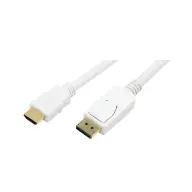 LOGILINK DisplayPort HDMI Átalakító Fehér 2m CV0055
