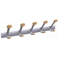 ALBA Ruhafogas mural metal 5pcs fa hanger silver