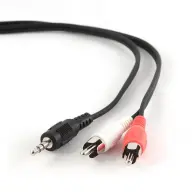 GEMBIRD Jack RCA transformator Crno 20cm CCA-458/0.2