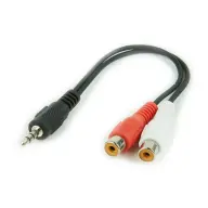 GEMBIRD Jack RCA transformator Crno 20cm CCA-406
