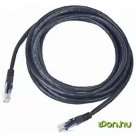 GEMBIRD UTP CAT5E Liaison Schwarz 50cm PP12-0.5M/BK