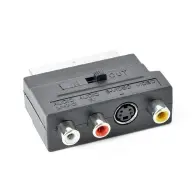GEMBIRD SCART RCA Átalakító Fekete 5cm CCV-4415