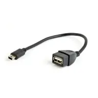 GEMBIRD USB Mini USB Átalakító Fekete 15cm A-OTG-AFBM-002