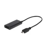 GEMBIRD Micro USB HDMI Converter Black 16cm A-MHL-002