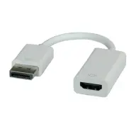 ROLINE DisplayPort HDMI Átalakító Fehér 15cm 12.03.3134-10