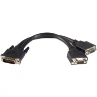STARTECH DMS-59 VGA/D-Sub Átalakító Fekete 20cm DMSVGAVGA1