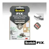 3M SCOTCH Ragasztó négyzetek bilateral 25.4 x 25.4 mm