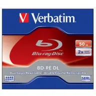 VERBATIM BD-RE 50GB 2x normalan case