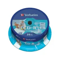 VERBATIM CD-R 52x 25kom štampajući površina cilindričan
