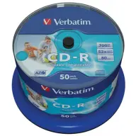 VERBATIM CD-R 52x 50kom štampajući površina no-ID cilindričan
