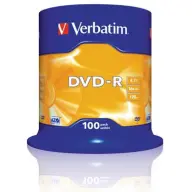 VERBATIM DVD-R 16x AZO 100kom cilindričan