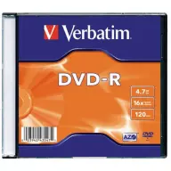 VERBATIM DVD-R 16x AZO tanko prigušiti