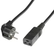 ROLINE 230V-os IEC Tápkábel Fekete 2m 19.08.1552-14