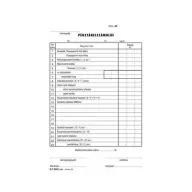 VICTORIA Nyomtatvány pénztárelszámolás 25x2 A5 DF-200/d