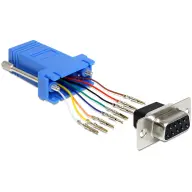 DELOCK Soros UTP Converter Blue 5cm 65430