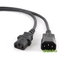GEMBIRD 230V-os IEC Extension cord Black 3m PC-189-VDE-3M