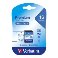 VERBATIM Premium 16GB SDHC 10 MB/s 43962
