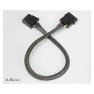 AKASA Molex Tápkábel Fekete 30cm AK-CBPW02-30