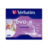 VERBATIM DVD+R Matt Silver 16x štampajući "ID"
