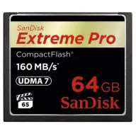 SANDISK Extreme Pro 64GB Compact Flash 160 MB/s SDCFXPS-064G-X46