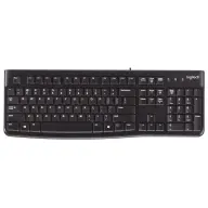 LOGITECH K120 ergonómikus pc billentyűzet USB Angol kiosztás - fekete