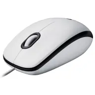 LOGITECH M100 Optikai vezetékes egér USB - fehér